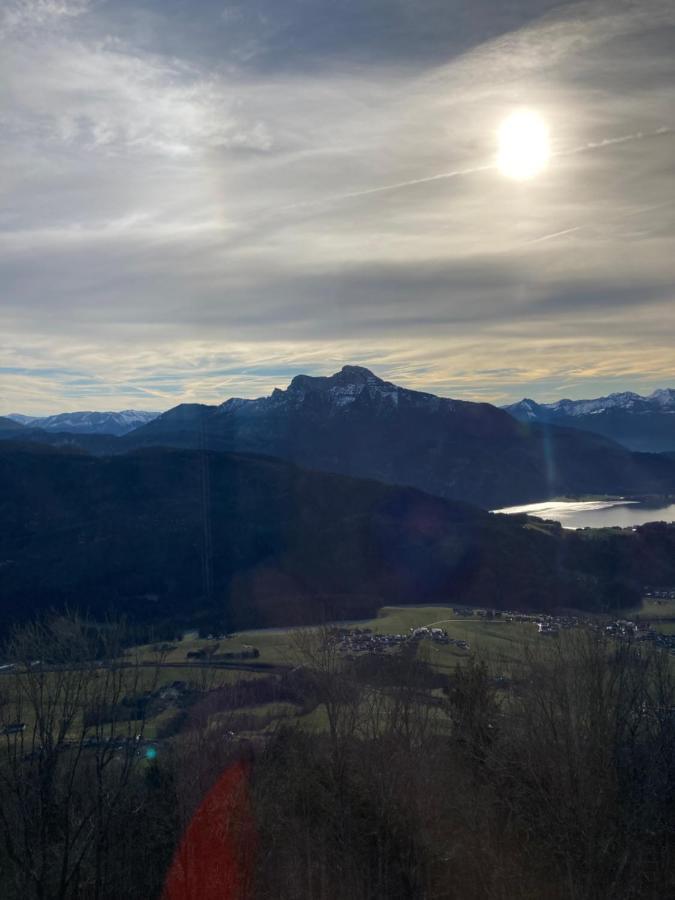 "Ferienhaus Am Mondsee" Mit Direktem Schafbergblick Im Salzkammergut Bei Salzburg Exteriér fotografie