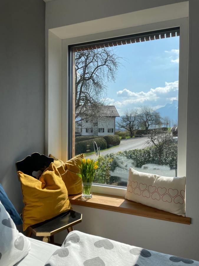"Ferienhaus Am Mondsee" Mit Direktem Schafbergblick Im Salzkammergut Bei Salzburg Exteriér fotografie